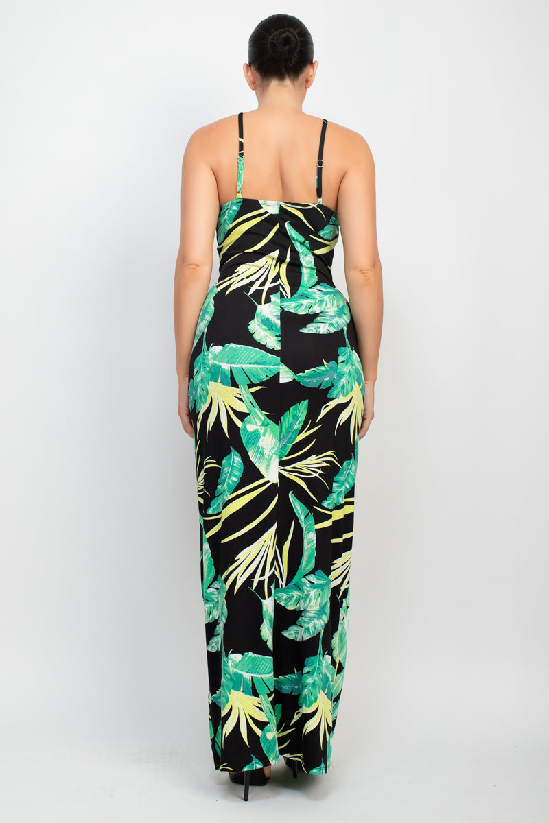 Scoop Tropical Print Maxi Dress-58137.S-Select Size: S, M, L-Love It Clothing