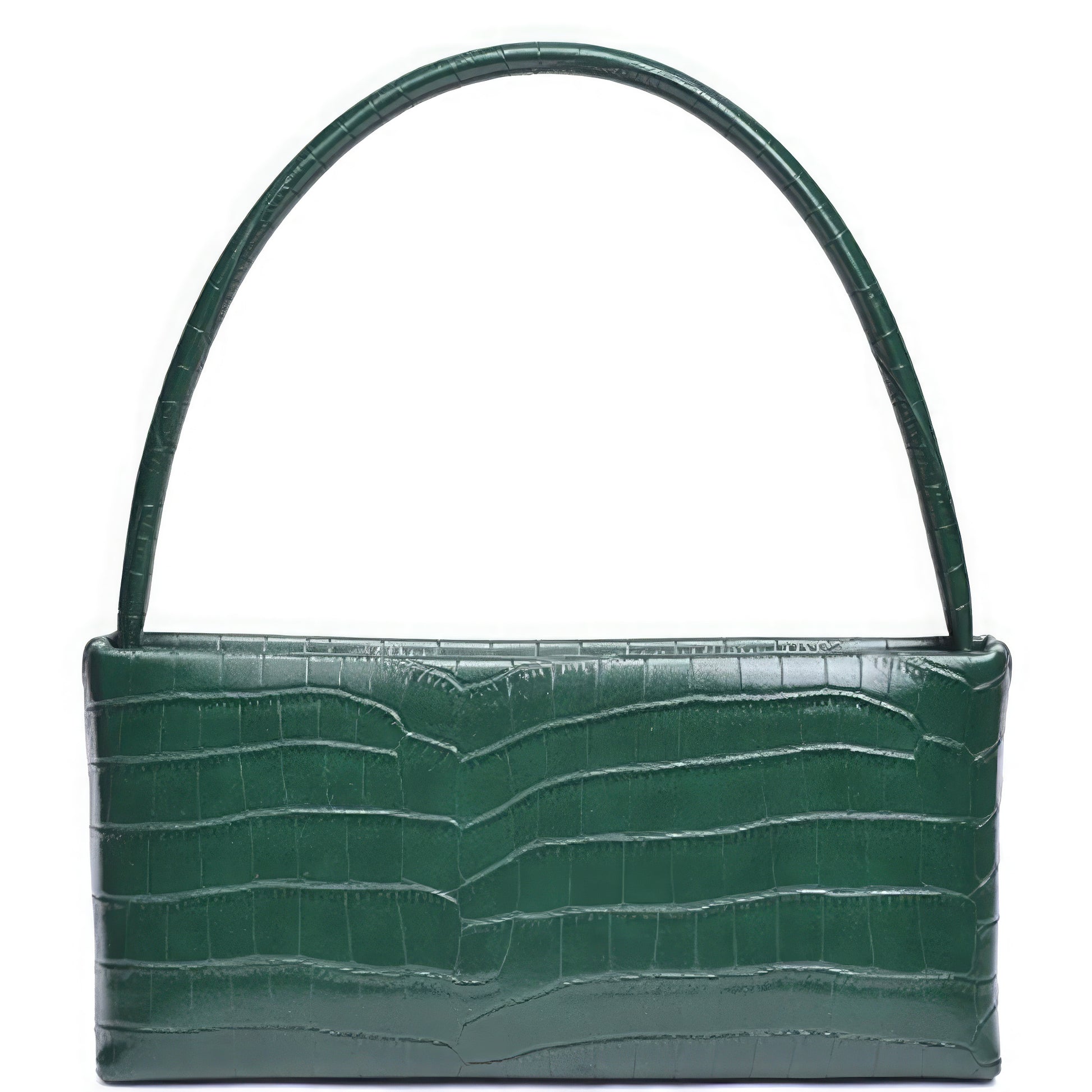 Croc Mandy Handle Crossbody Bag-58190.HunterGreen--Love It Clothing