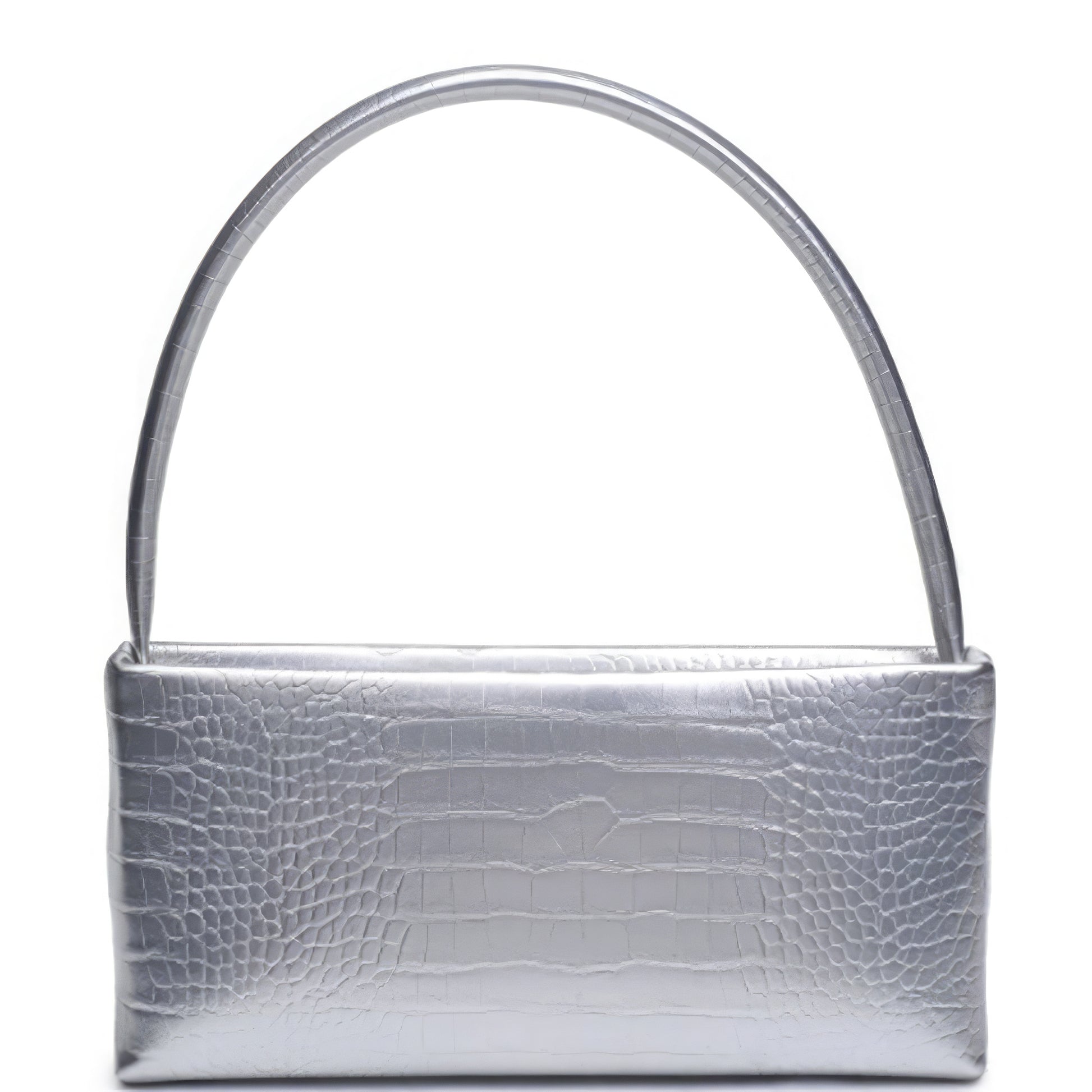 Croc Mandy Handle Crossbody Bag-58190.Silver--Love It Clothing