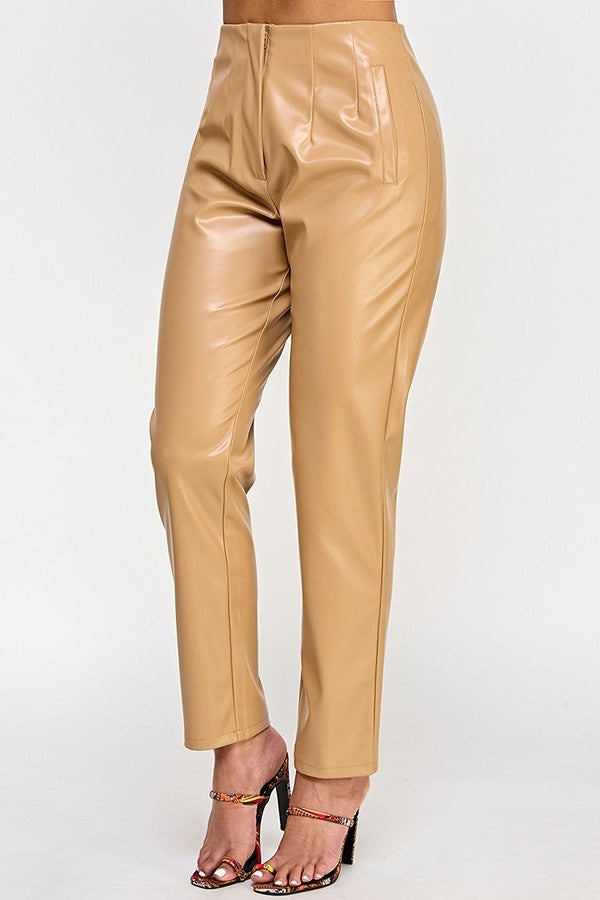 Faux Leather Pants-58216a.S-Select Size: S, M, L-Love It Clothing