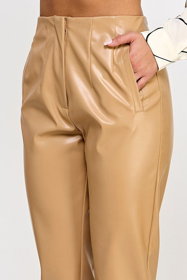 Faux Leather Pants-58216a.S-Select Size: S, M, L-Love It Clothing