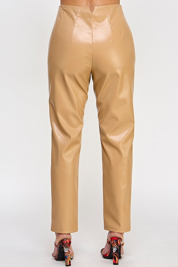 Faux Leather Pants-58216a.S-Select Size: S, M, L-Love It Clothing