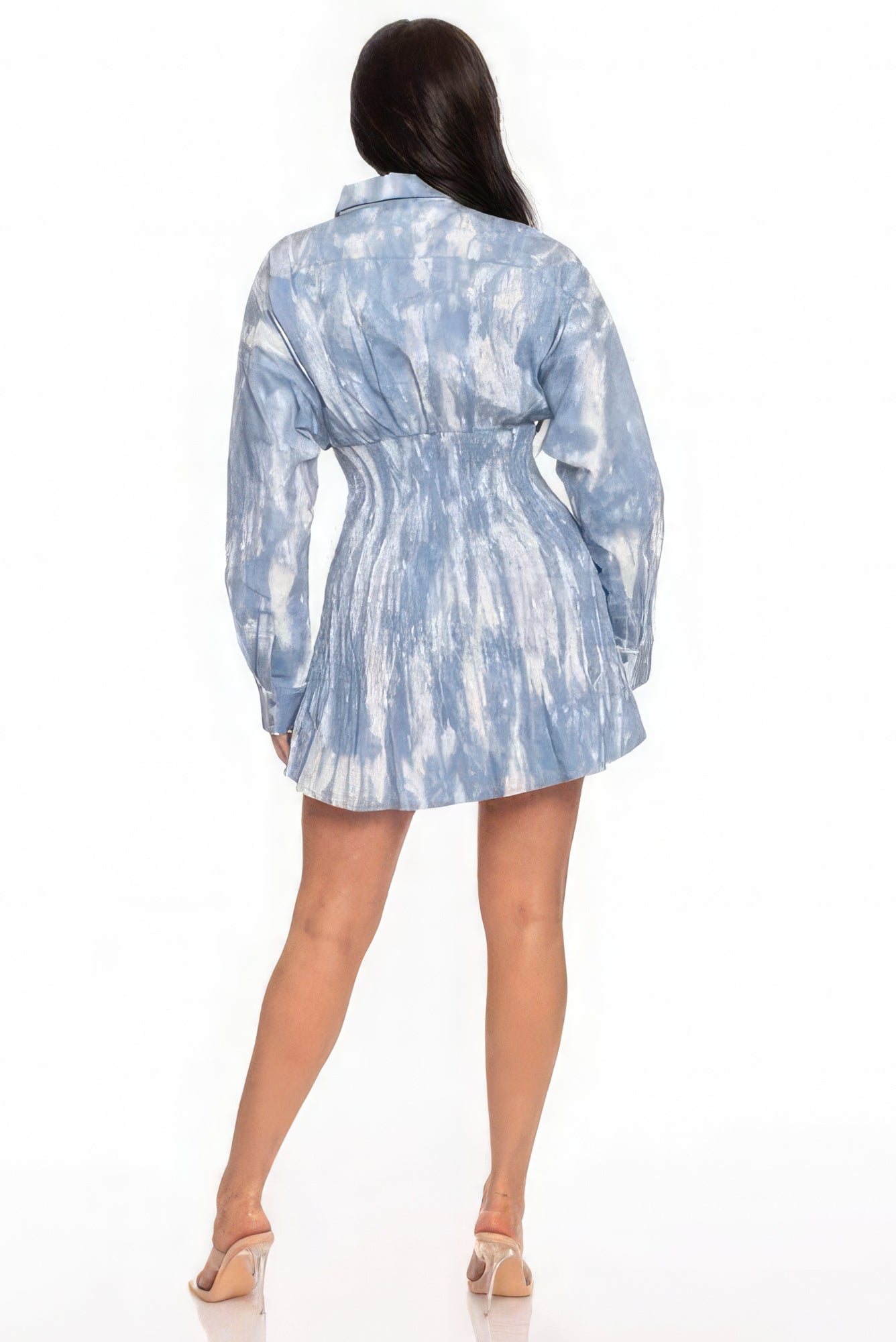 Tie Dye Mini Dress-58233b.S-Select Size: S, M, L-Love It Clothing