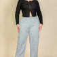 Plus Size Side Pocket Drawstring Waist Sweatpants