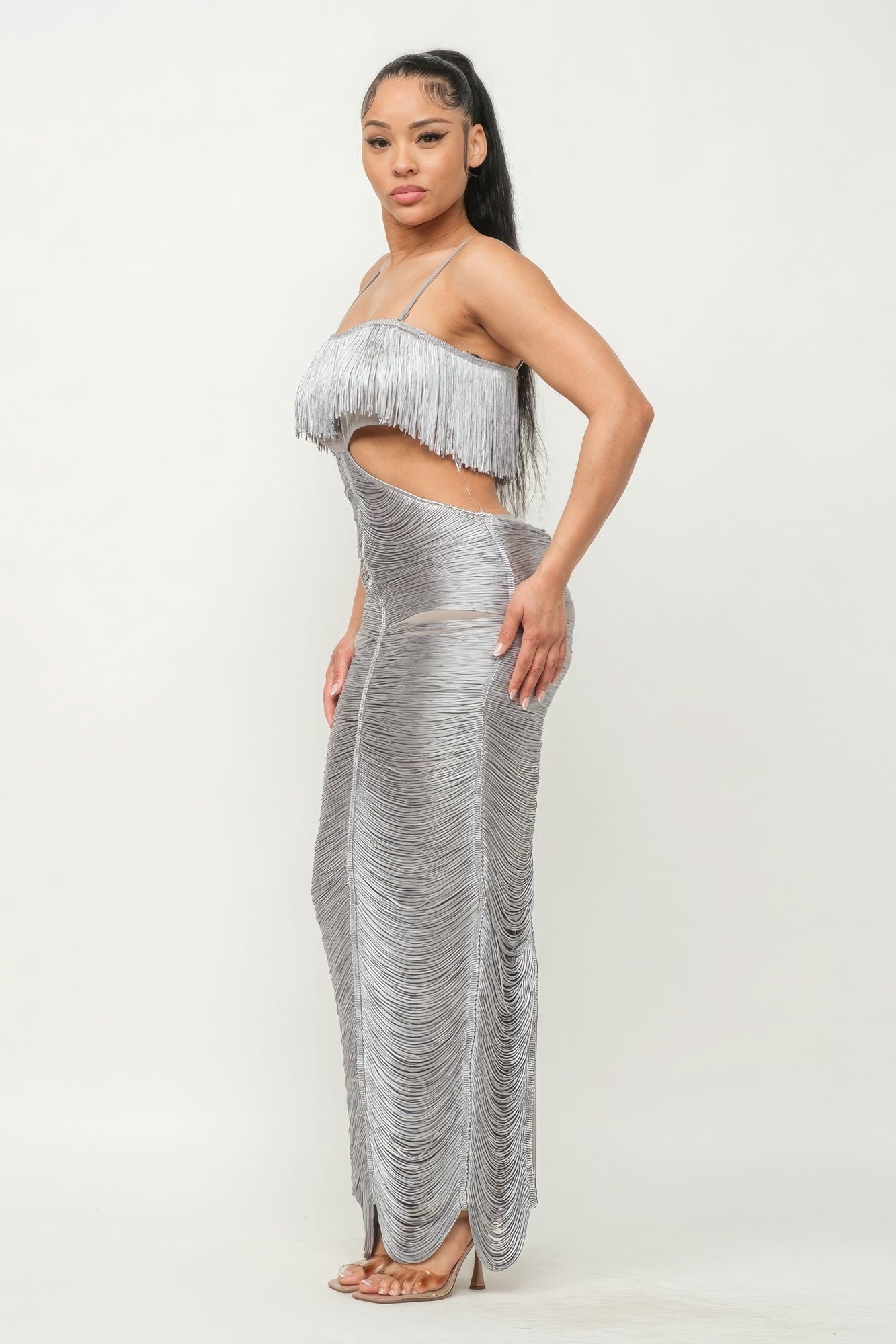 Lux Fringe Maxi Dress-58342.S-Select Size: S, M, L-Love It Clothing