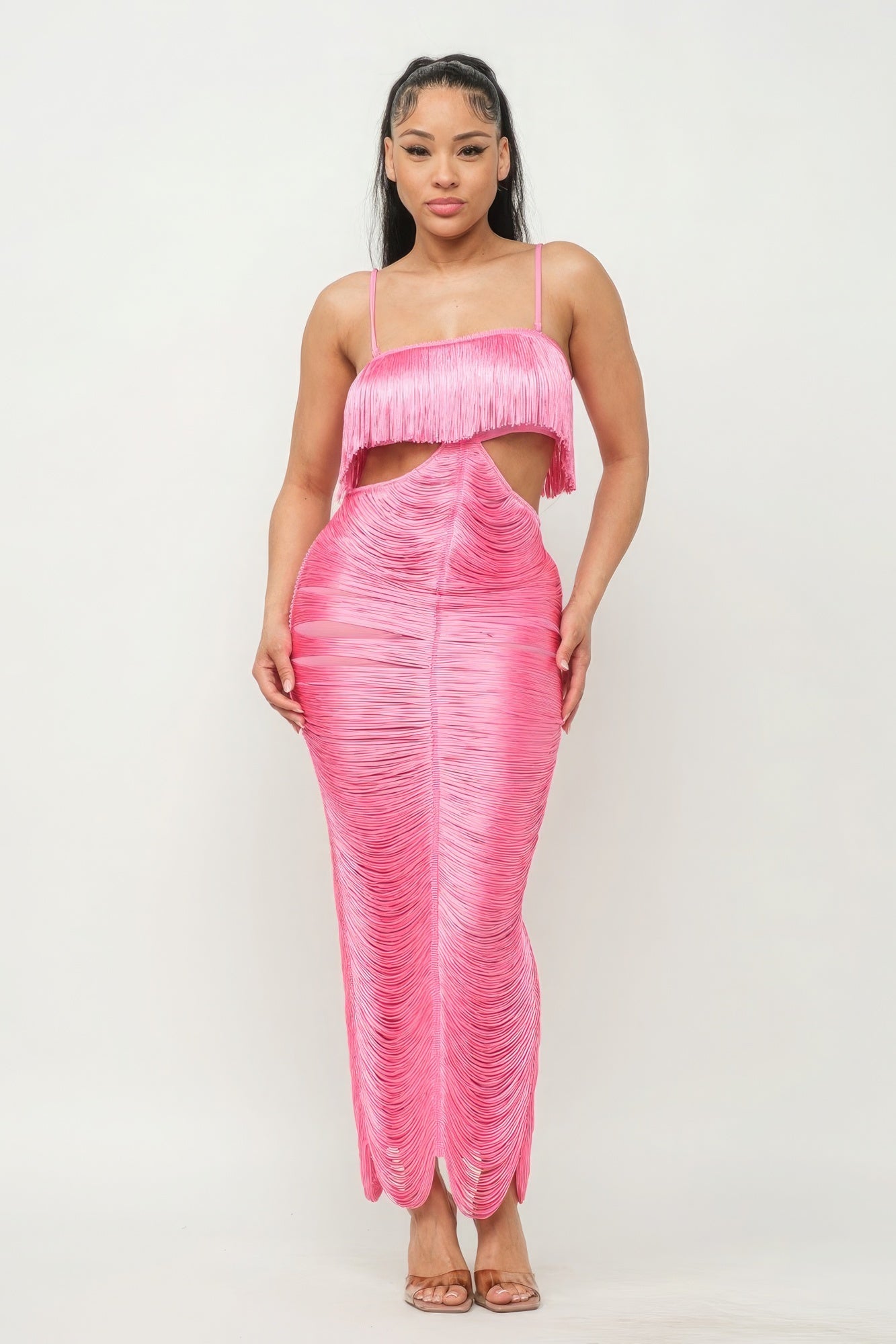 Lux Fringe Maxi Dress-58342.S-Select Size: S, M, L-Love It Clothing