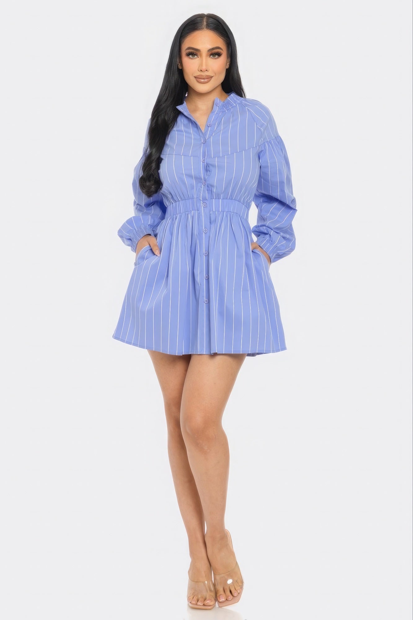 Striped Mini Dress-58346.S-Select Size: S, M, L-Love It Clothing