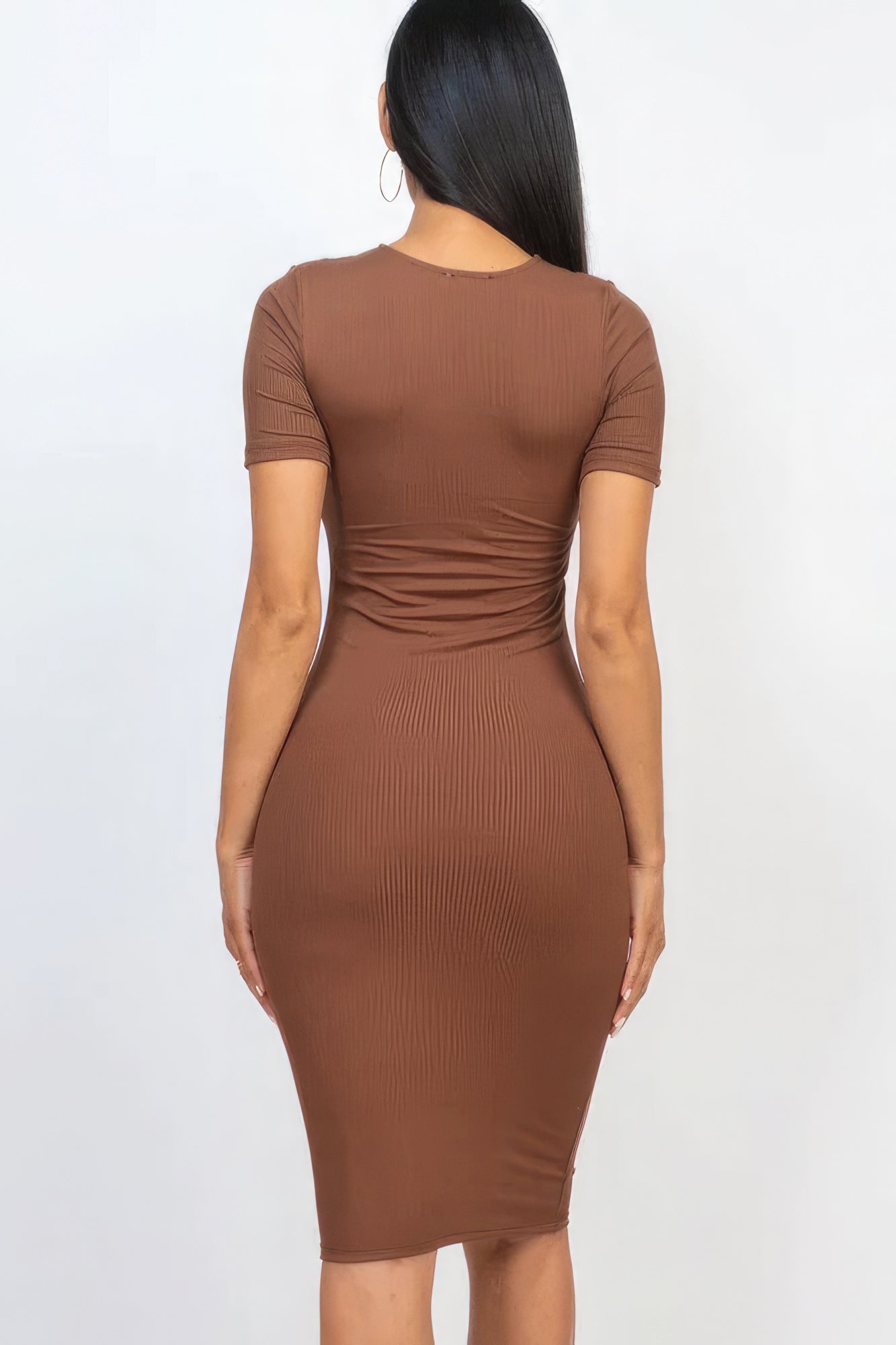 Ribbed Bodycon Midi Dress-58367a.S-Select Size: S, M, L-Love It Clothing