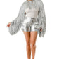 Metallic Tinsel Bolero-58392.S-Select Size: S, M, L-Love It Clothing