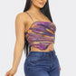 Mesh Print Top-58440b.S-Select Size: S, M, L-Love It Clothing