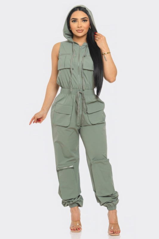 Cargo Jumpsuit-58442a.S-Select Size: S, M, L-Love It Clothing