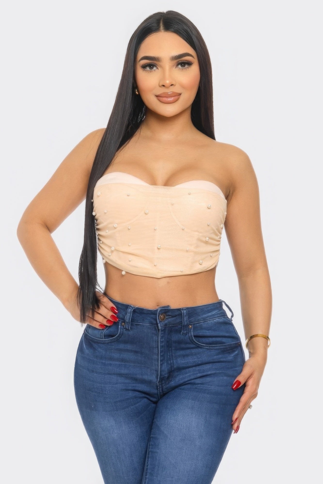 Mesh Tube Top-58444a.S-Select Size: S, M, L-Love It Clothing