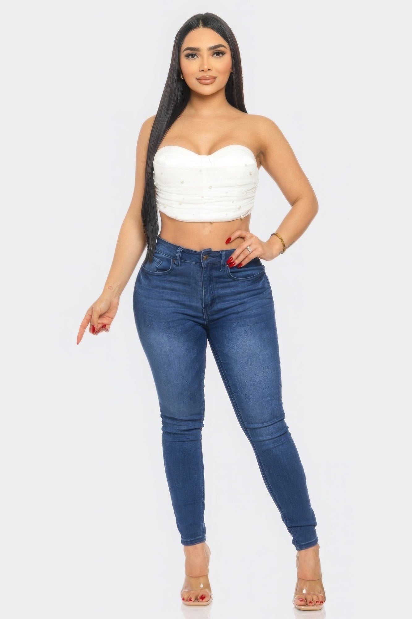 Mesh Tube Top-58444a.S-Select Size: S, M, L-Love It Clothing