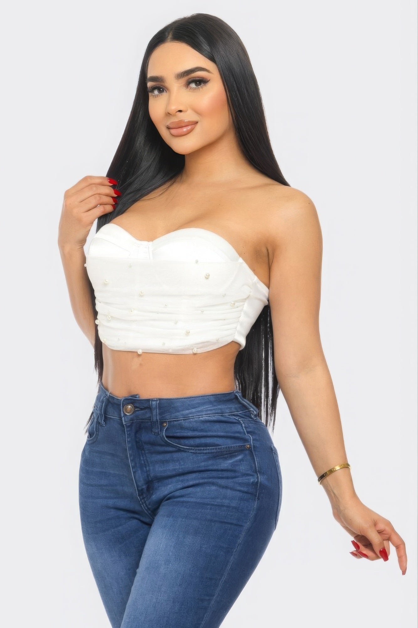 Mesh Tube Top-58444a.S-Select Size: S, M, L-Love It Clothing