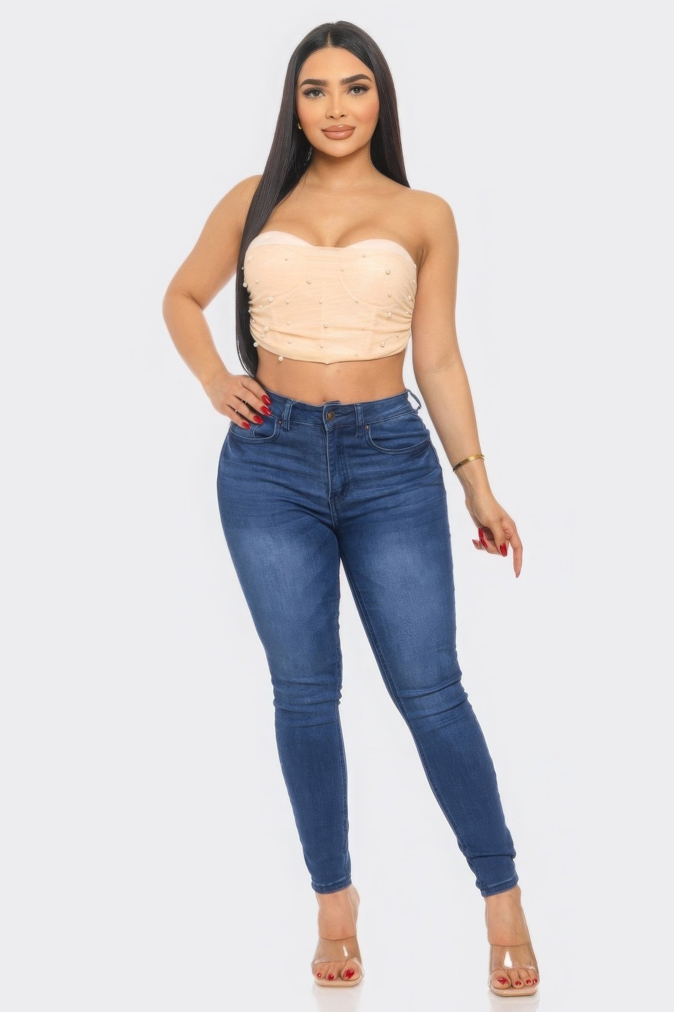 Mesh Tube Top-58444a.S-Select Size: S, M, L-Love It Clothing