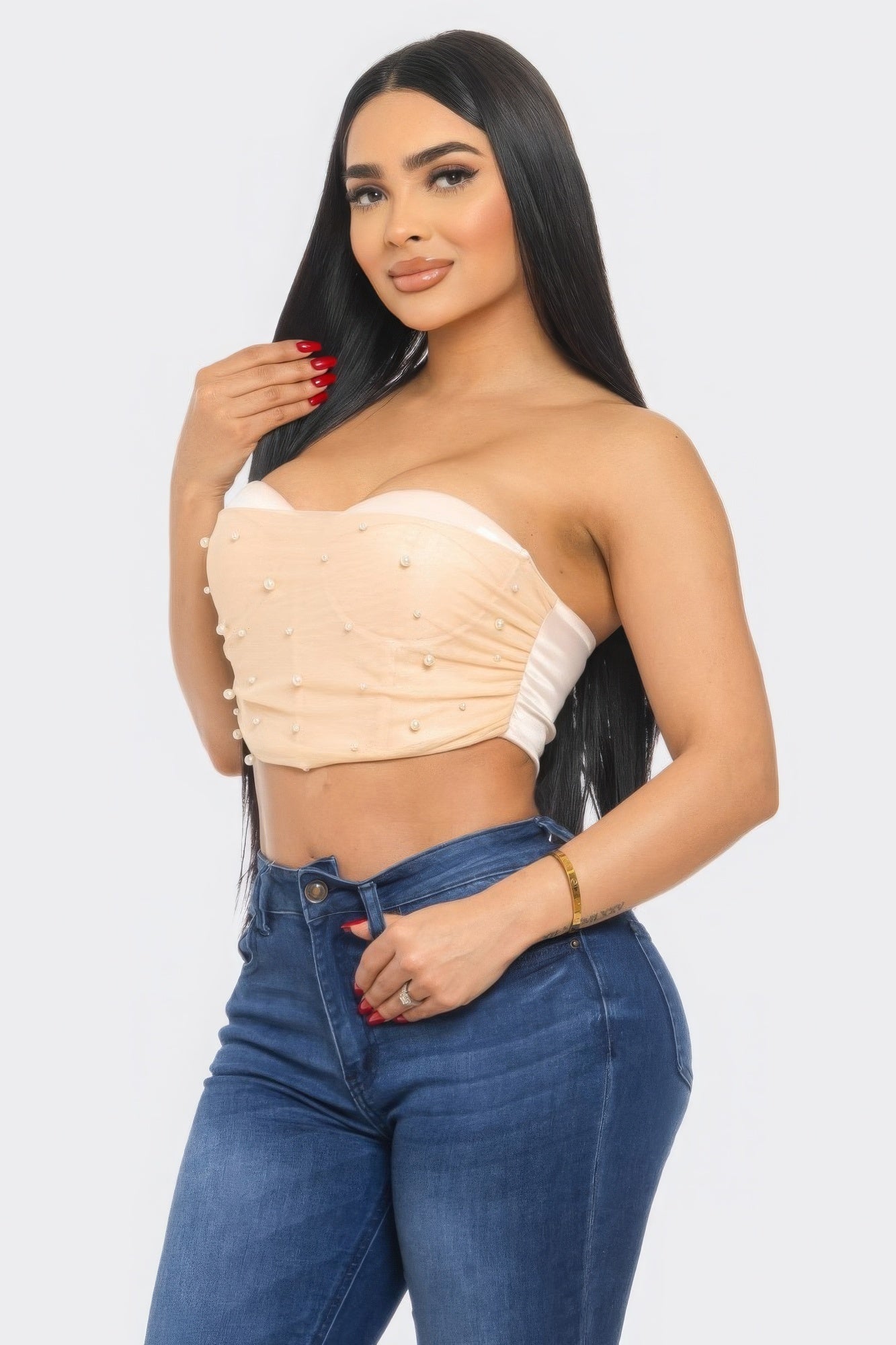 Mesh Tube Top-58444a.S-Select Size: S, M, L-Love It Clothing