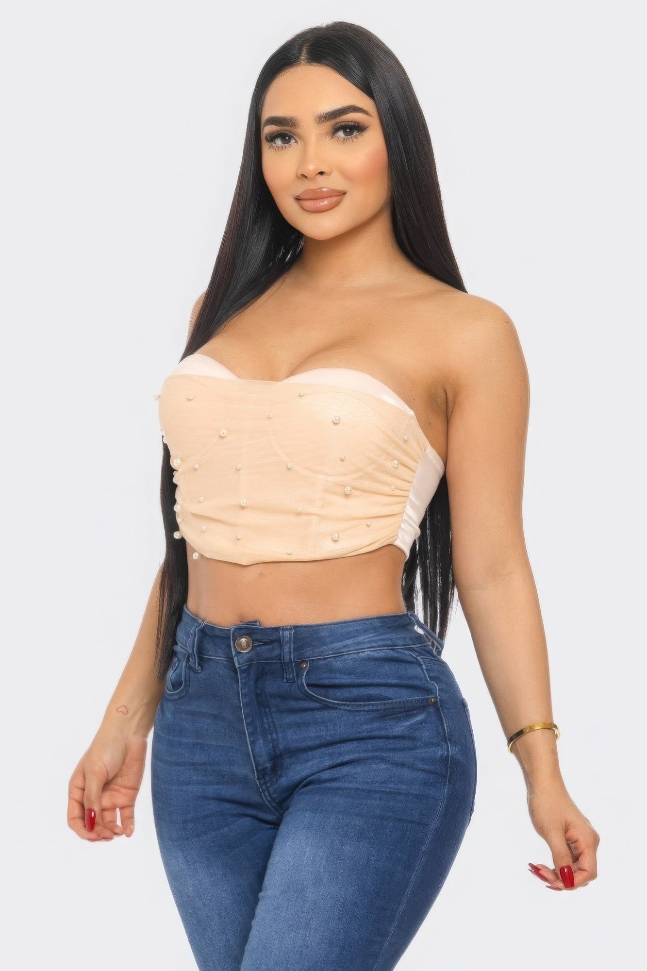 Mesh Tube Top-58444a.S-Select Size: S, M, L-Love It Clothing