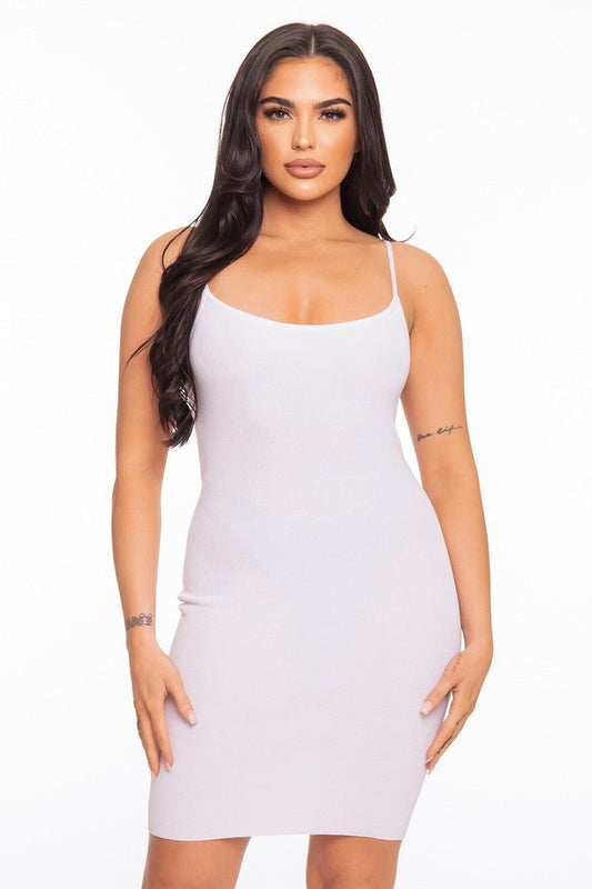 Cami Open Back Mini Dress-57600.S-Color: White-Love It Clothing