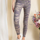 Camouflage Printed Rayon Spandex Leggings - Love It Clothing