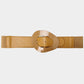 Fashion Oval Shape Buckle Elastic Belt - Love It Clothing