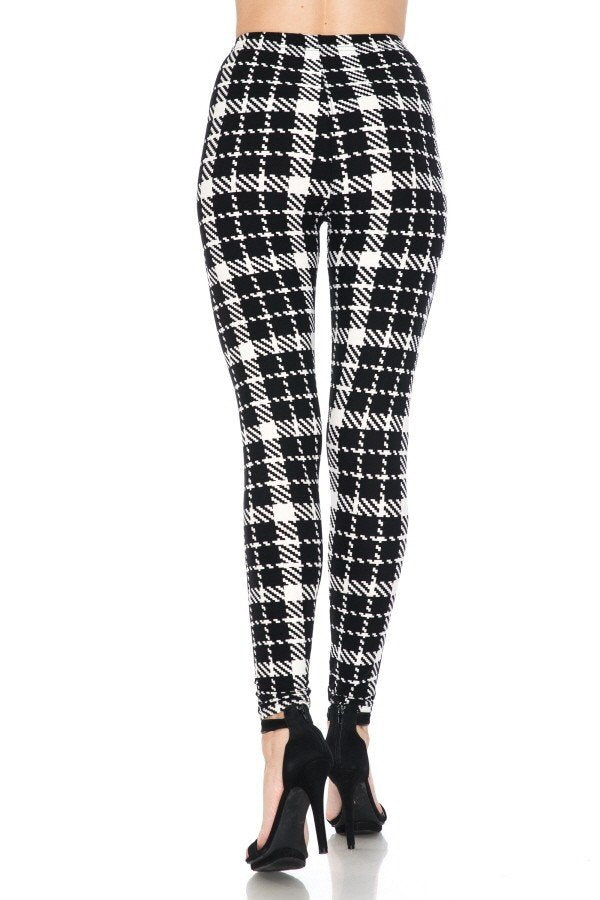 Multi Printed, High Waisted, Leggings With An Elasticized Waist Band.-56014.Multi--Love It Clothing