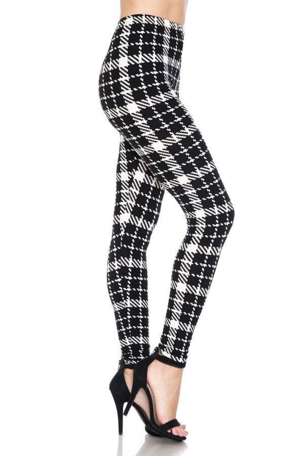 Multi Printed, High Waisted, Leggings With An Elasticized Waist Band.-56014.Multi--Love It Clothing