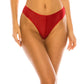 Red Stripe Lace Thong-57271.S--Love It Clothing