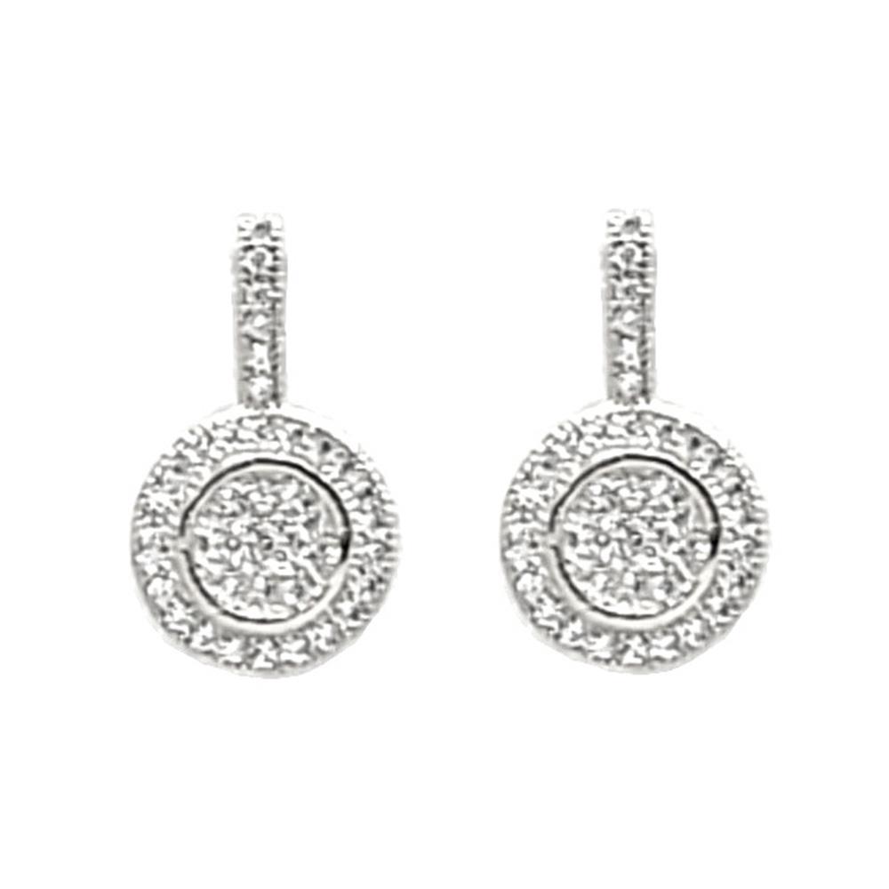 Round Crystal Earring-57726.GL--Love It Clothing