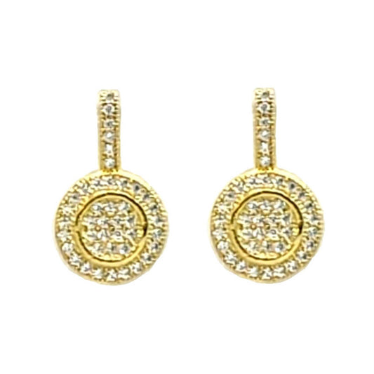 Round Crystal Earring - Love It Clothing